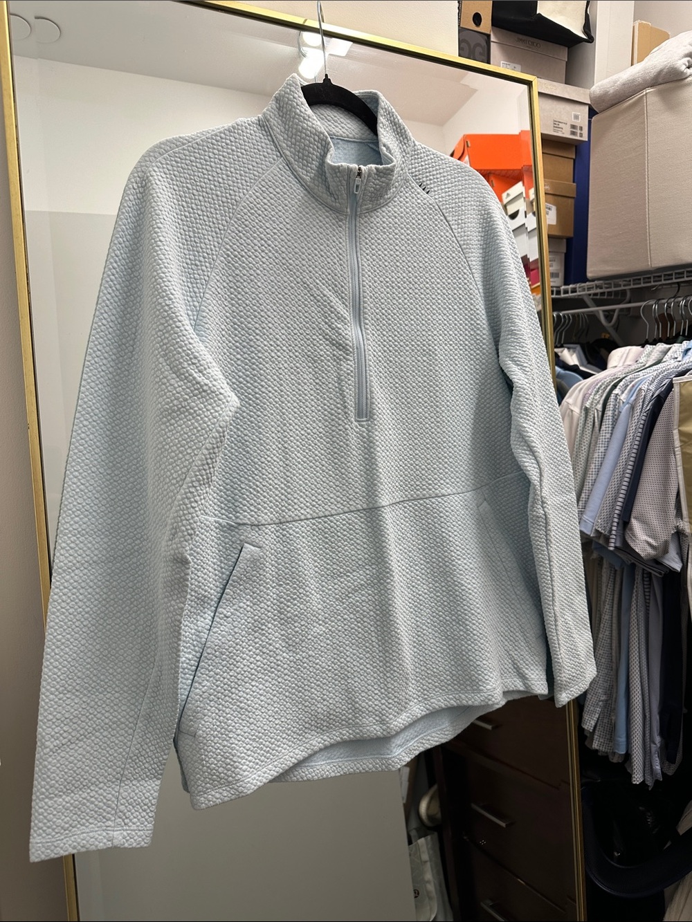 LIKE NEW! Lululemon Men's Quarter-Zip Pullover Sweatshirt
